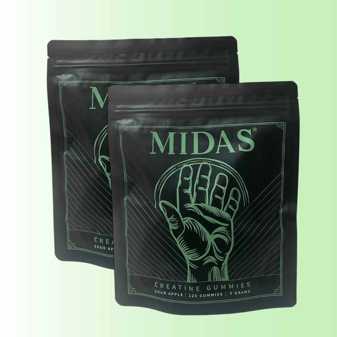 Creatine Gummies - Sour Apple - Double Pack Bundle - Midas Health Group